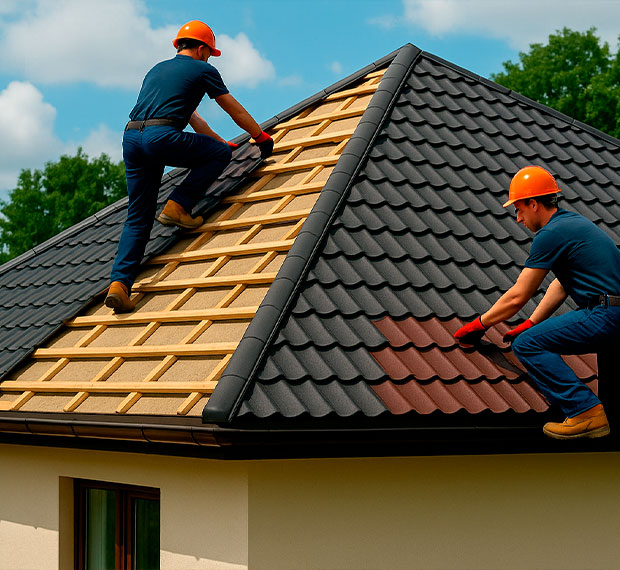 Монтаж шатровой крыши в Кирове