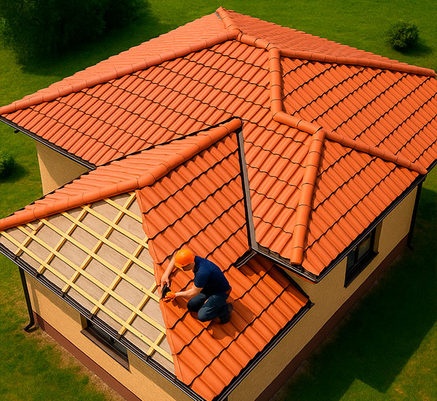 Установка сложной кровли в Кирове